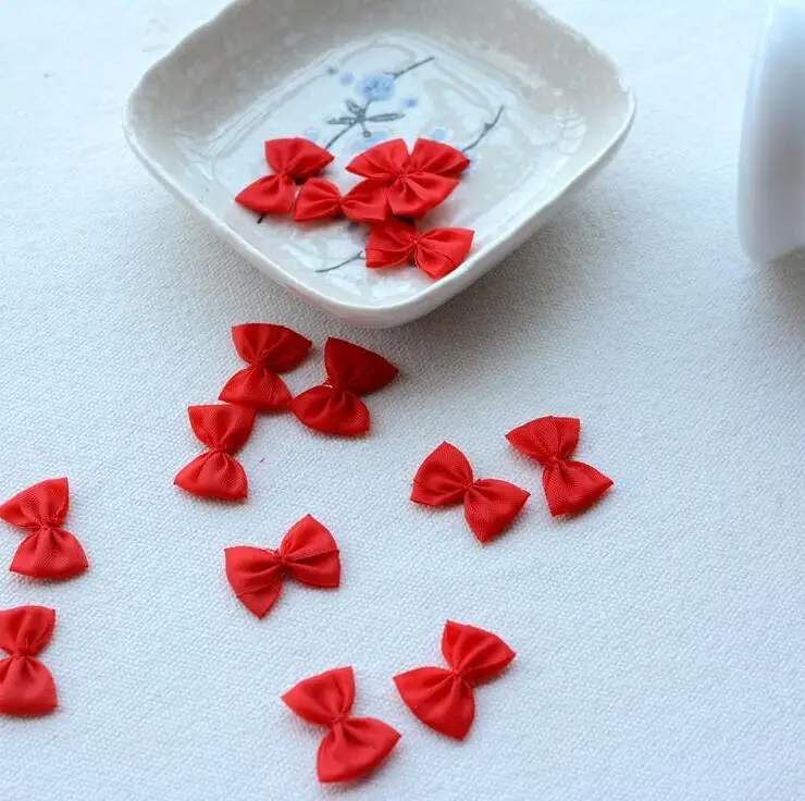 50 шт. оптовая продажа кружевная нашивка с бантом красивая Кружевная аппликация