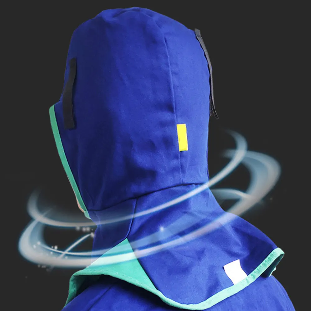 Сварочная маска бленда сварщика термостойкий кожаный шлем с фильтром для