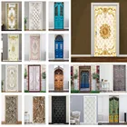 Наклейка на дверь из ПВХ, для украшения спальни