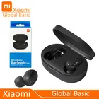 Глобальный Xiaomi AirDots Базовая версия Беспроводная гарнитура Bluetooth 5,0 с микрофоном hands-free гарнитура стерео музыка HD затычки для ушей