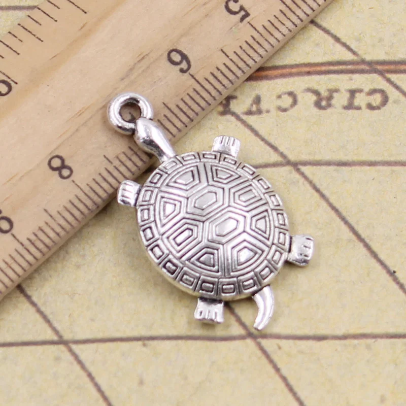 

10pcs Charms Tortoise Turtle Sea 34x20mm Tibetan Silver Color Pendants Antique Jewelry Making DIY Handmade Craft