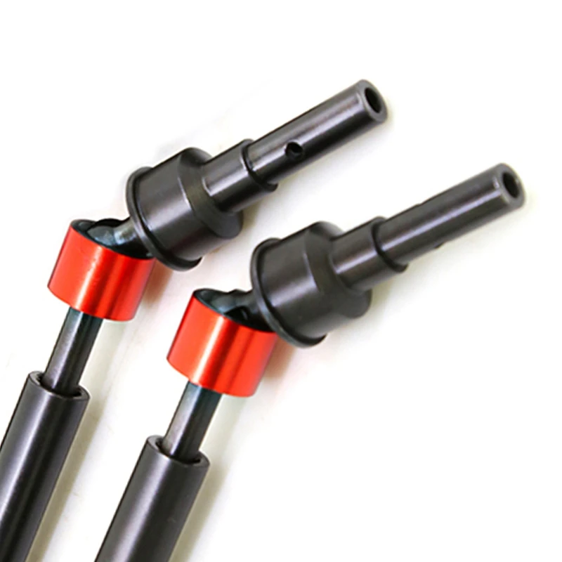 

2Pcs Hard Steel CVD Universal Joint Drive Shaft Axle Upgrade Accessories for Traxxas 1/10 E-Revo Summit E-Maxx RC Car