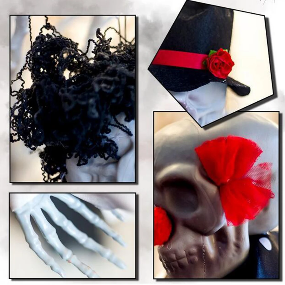 Страшные Висячие Хэллоуин Череп Кулон призрак вечерние принадлежности наружные