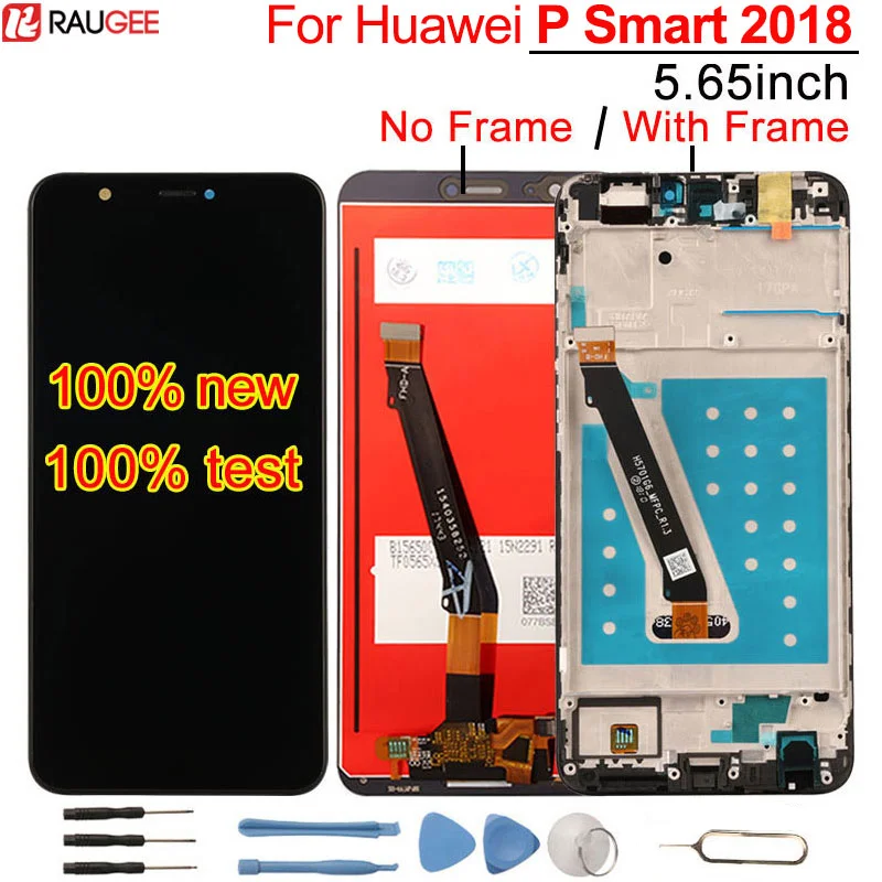 

For Huawei P Smart LCD Display+Touch Screen Tested New Digitizer Screen Glass Panel Replacement For Huawei P Smart 2018 Screen