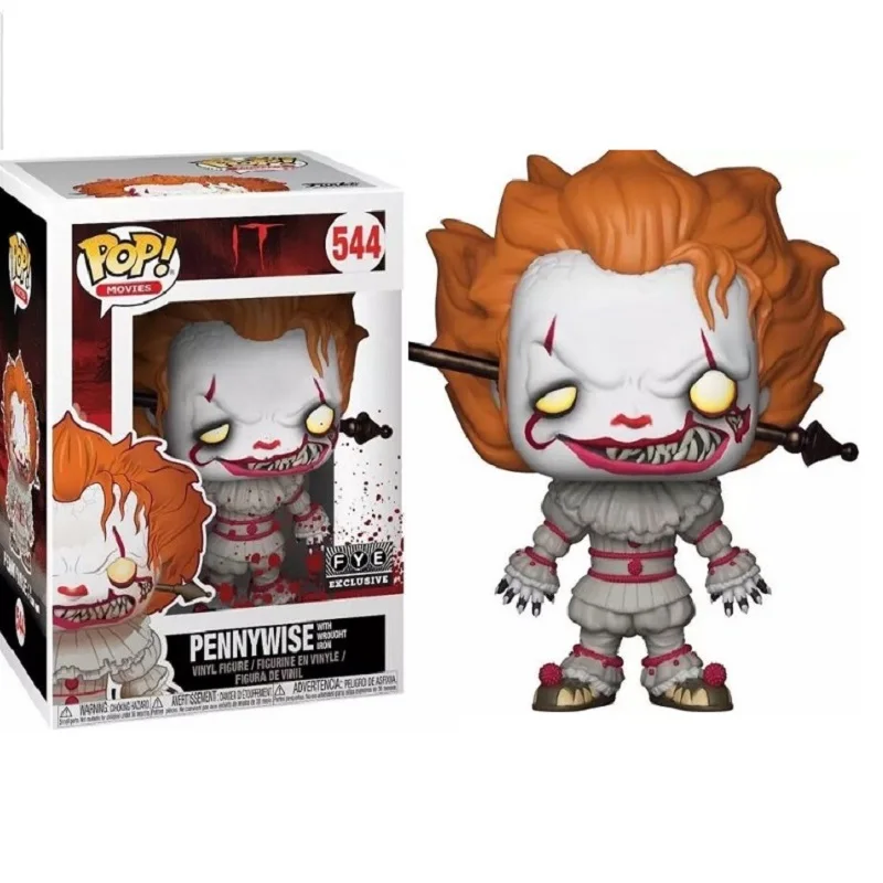 Поп фильм Стивен Кинг ИТ Джокер, клоун персонаж PENNYWISE Bill Denbroug Виниловая фигурка кукол игрушки для детей Рождество Хэллоуин