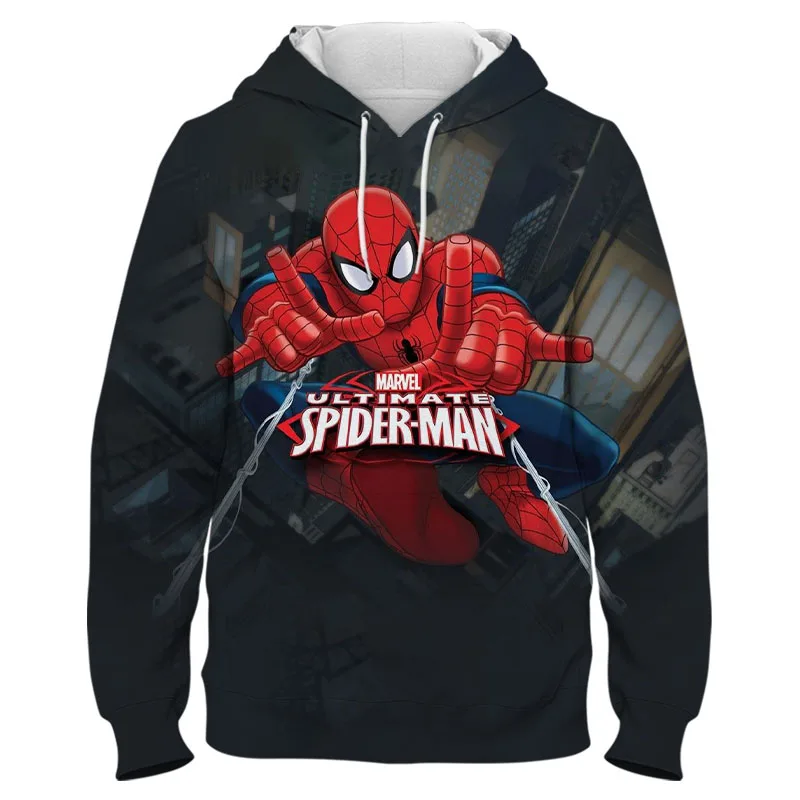 

New Fashion Streetwear Spiderman Men Women Children Hoodies Printed 3D Boy Girl Kids Sweatshirts Pullover Long Sleeve Casual