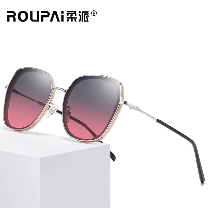 

ROUPAI fashion women street shooting sunglasses outdoor driving Polarized sunglasses UV400 anti-ultraviolet rays drive eyewear