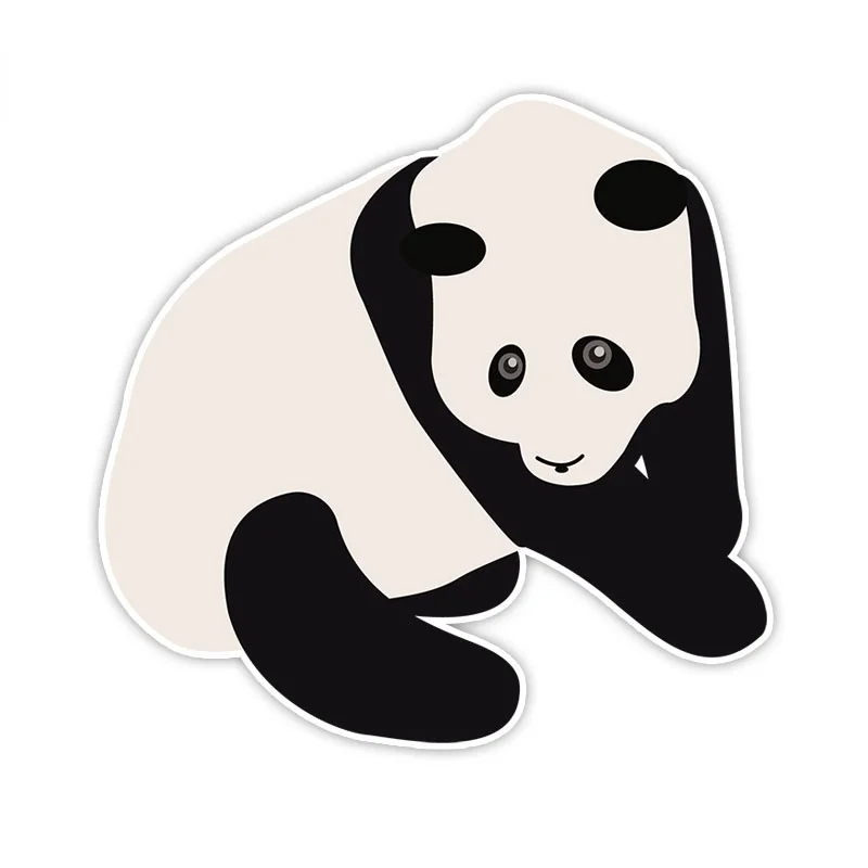 Модная наклейка в виде животного панда автомобильная ПВХ автомобильное