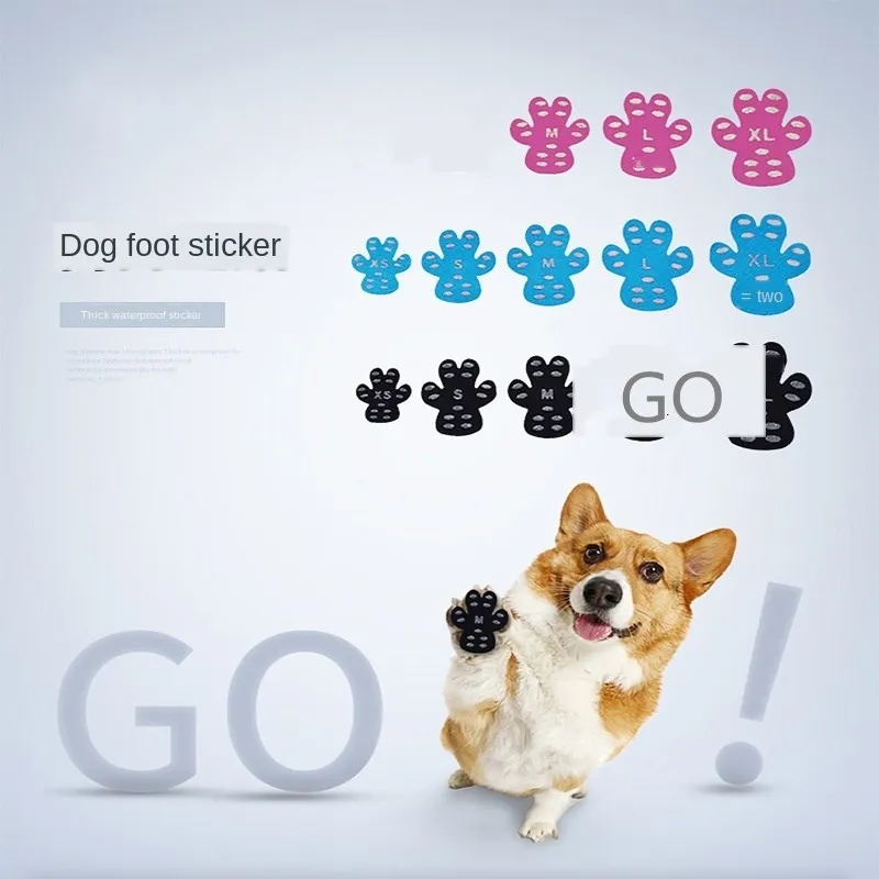 New Pet Invisible Dog Shoes Insoles Summer Outdoor Waterproof Anti-scald Dirt-resistant Wear-resistant Puppy Paw Stickers | Дом и сад