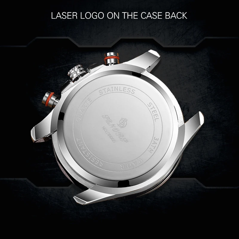 

Top Brand SENORS Men Watch Luxury Business Wristwatch Mens Fashion Multifunction Sports Waterproof Watches Relogio Masculino