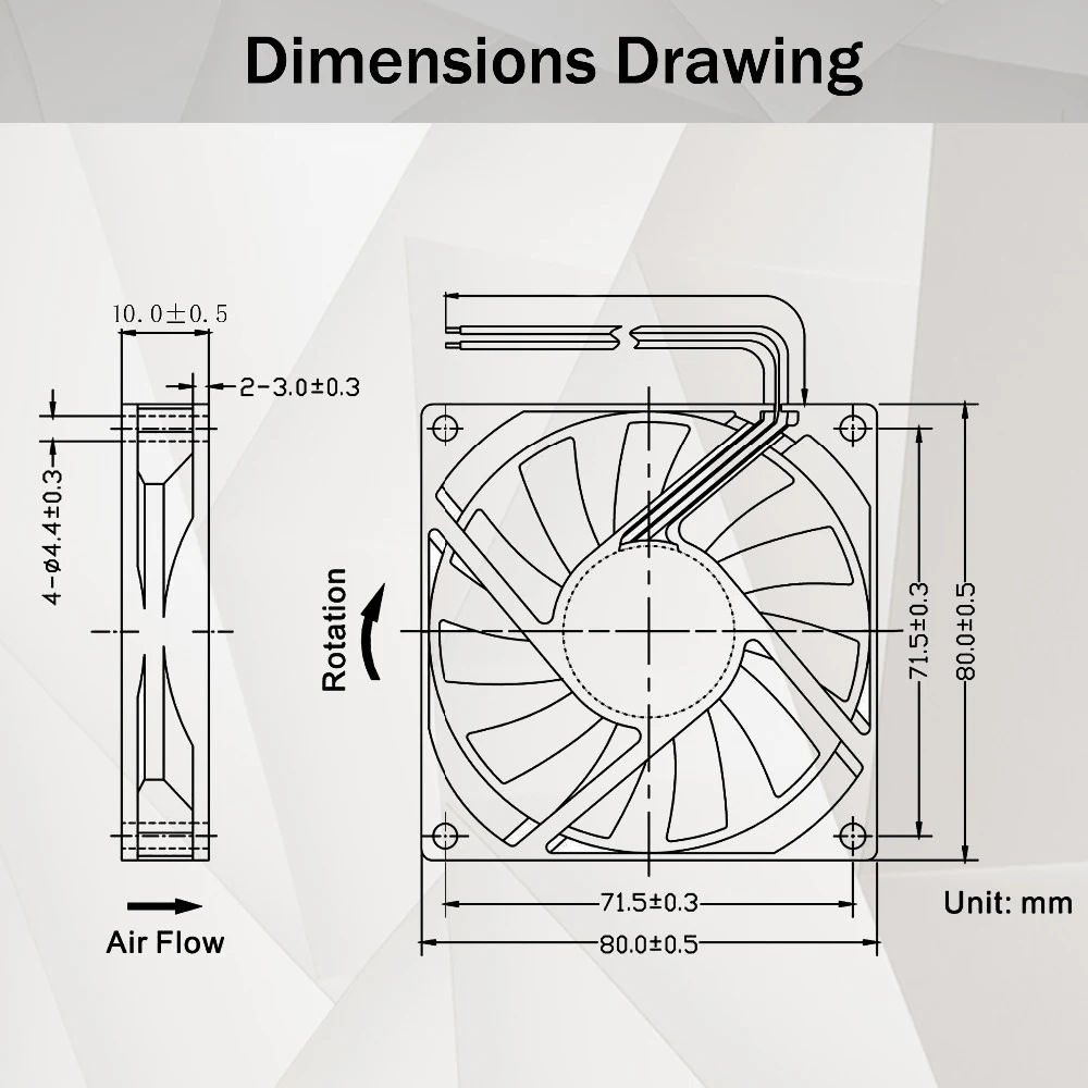 

2PCS 80MM 5V USB 80x80x10mm 8cm 5V 12V 24V 8010 2PIN 3PIN Brushless DC Cooling Cooler PC CPU Computer Case Fan Cooler