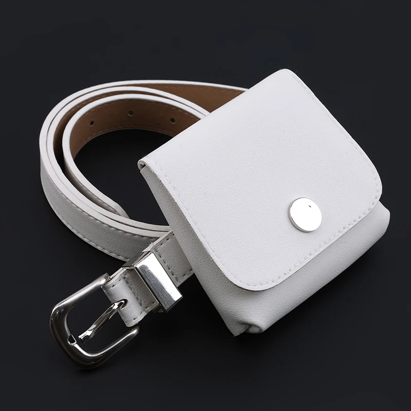 

Women's Leather Belt Fanny Pack With Removable Belt Waist Pouch Belt Bags