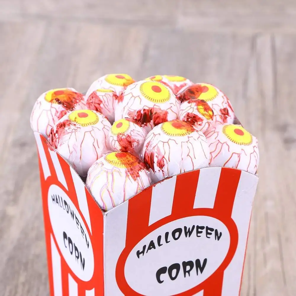 Хэллоуин Моделирование еда жуткий паук мышь кровавая пена глаза ужас попкорн