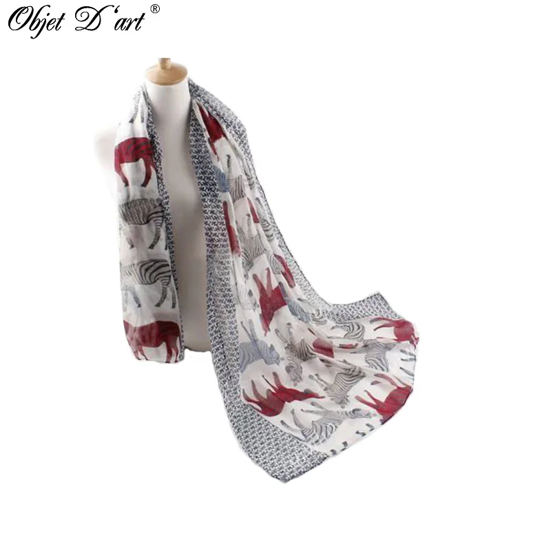 Новый брендовый женский шарф оптовая продажа высокое качество модный с зебровым