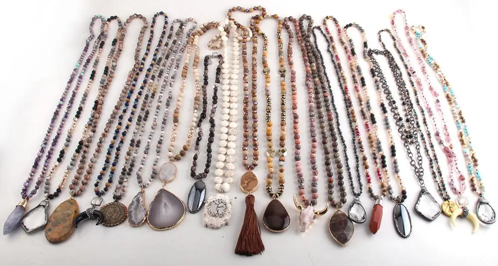 20 шт. женское богемное ожерелье различные цвета | Украшения и аксессуары