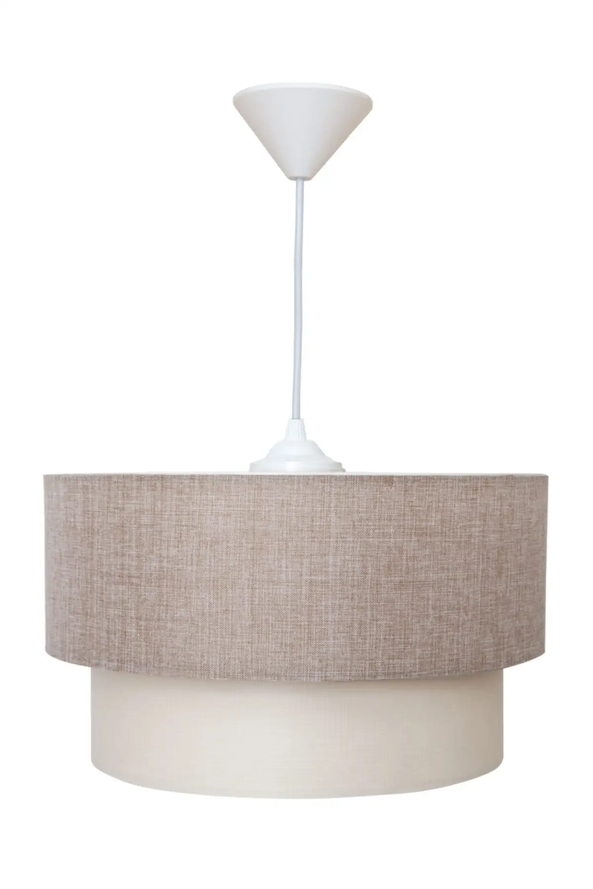 

Люстра Bowler молочно-коричневая белая