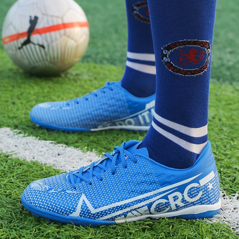 Повседневная обувь M & V Мужская дышащая для футбола женские футбольные бутсы со