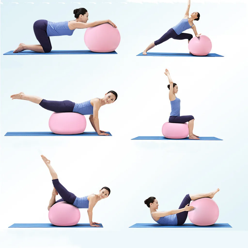 55 см йога мяч для тренировок в тренажерном зале фитнеса Гладкий фитнесс