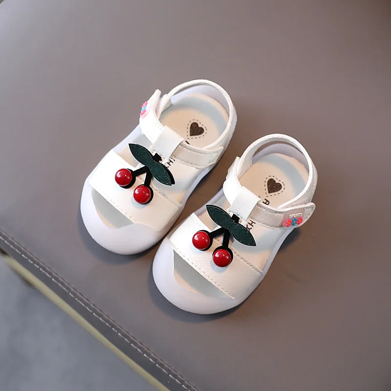 Босоножки для новорожденных девочек сандалии с мягкой подошвой пляжные