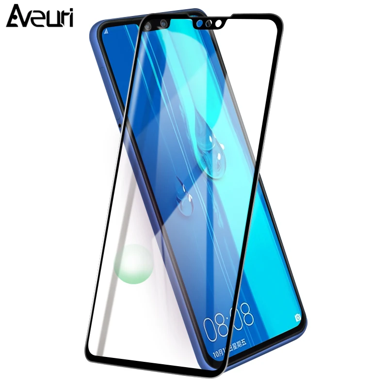 Защитное закаленное стекло 9D для Huawei Y5 Y6 Y7 Y9 Prime 2019 2018 Honor 8A полное покрытие защита