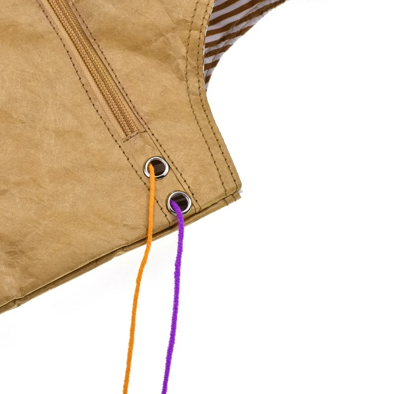 Сумка для хранения вязальной пряжи экологичные водонепроницаемые бумажные