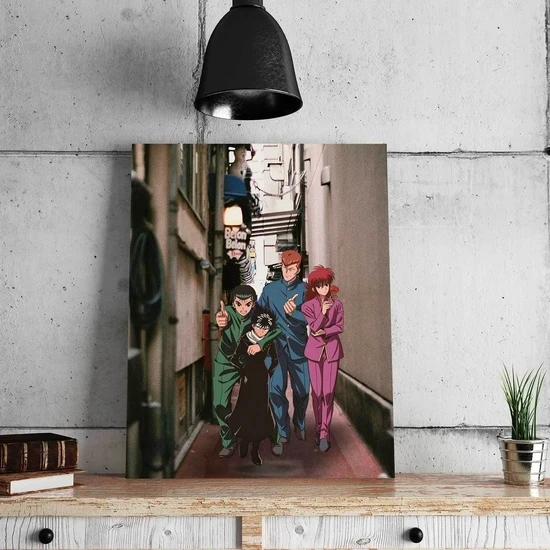

Anime Yuyu Hakusho Poster HD Canvas Prints Picture For Living Room Wall Art Painting Child Room Boy Bedroom Home Decor Framed