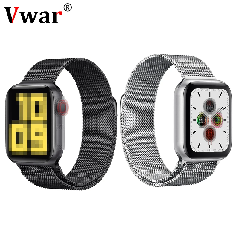 Vwar AW6 1:1 40 мм чехол смарт-часы с кнопкой кодировщика для Apple iPhone IOS Android телефон трекер активности VS IWO12 IWO13