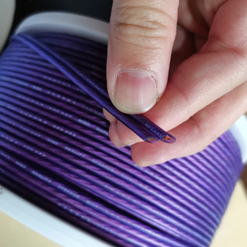 Автомобильный аудиокабель из чистой меди Hi Fi кабель для динамиков OFC 14GA 16GA 18GA