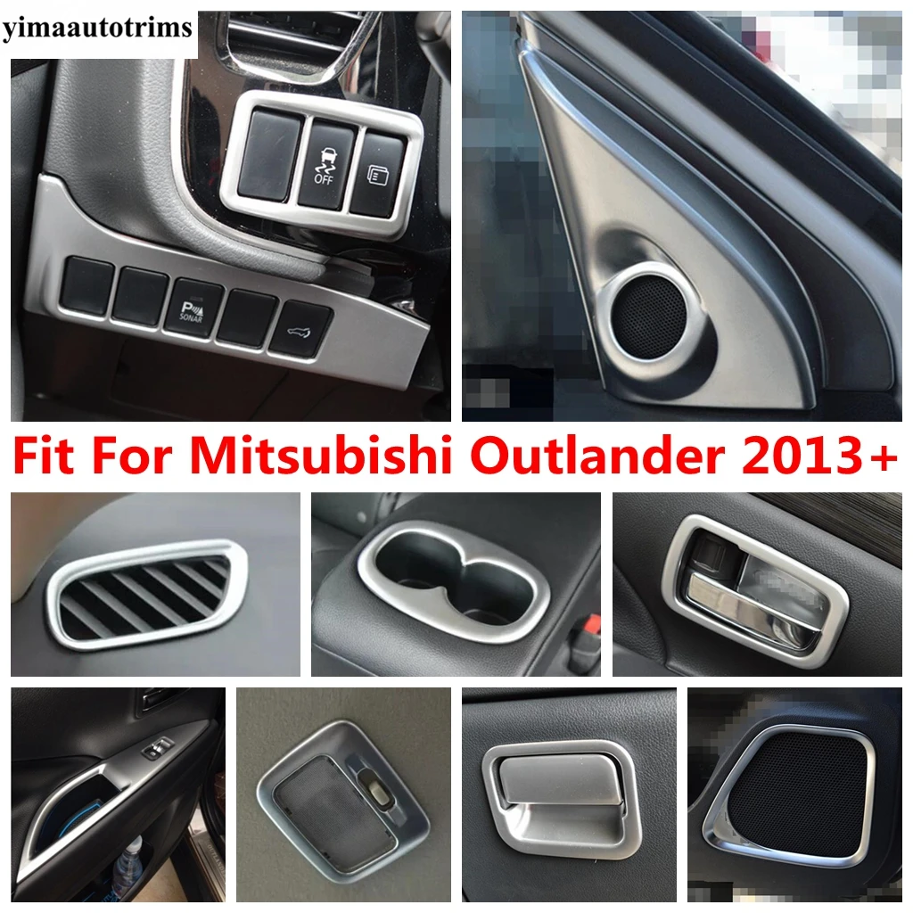 

Head Light Read Lamp Window Lift Door Speaker Dashboard Air AC Panel Cover Trim Accessories For Mitsubishi Outlander 2013 - 2019
