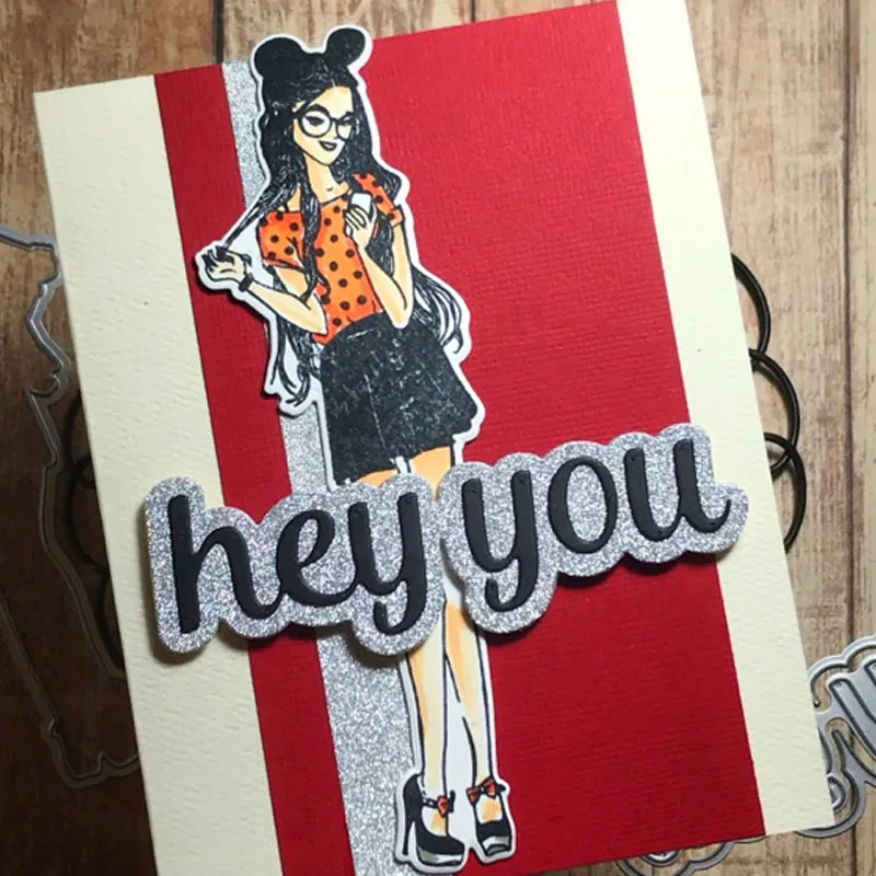 Прозрачные штампы для девочек скрапбукинга создание карт силиконовые рукоделия