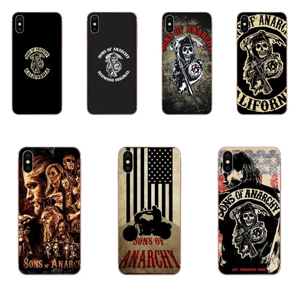 Постер к фильму/телесериалу "Сыны анархии" для LG G2 G3 G4 G5 G6 G7 K4 K7 K8 K10 K12 K40 Mini Plus Stylus ThinQ 2016 2017 2018.