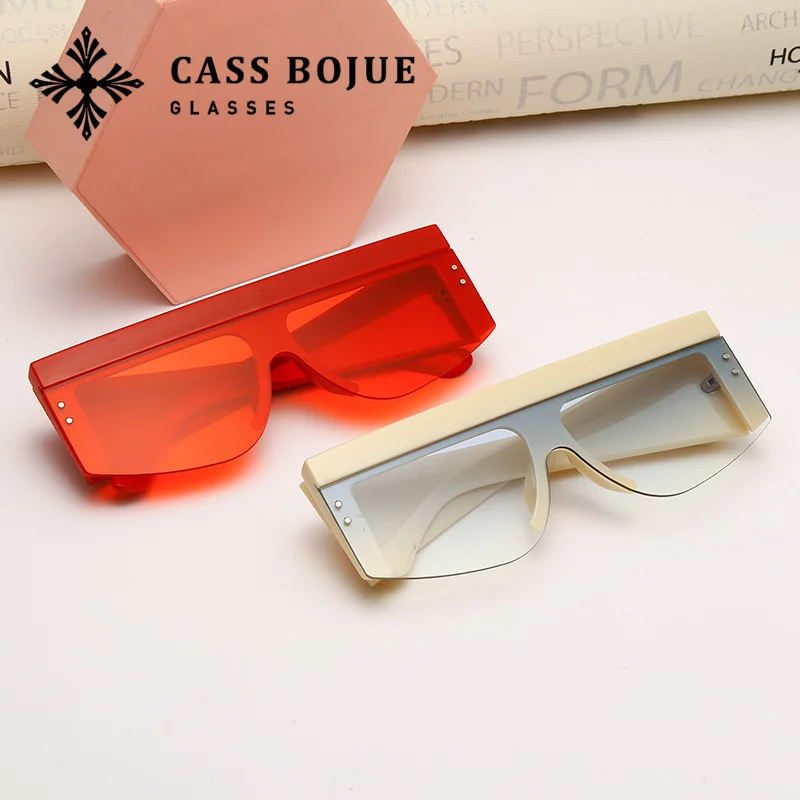 

New fashion women's Sunglasses trend box UV400 one piece Sunglasses outdoor sports