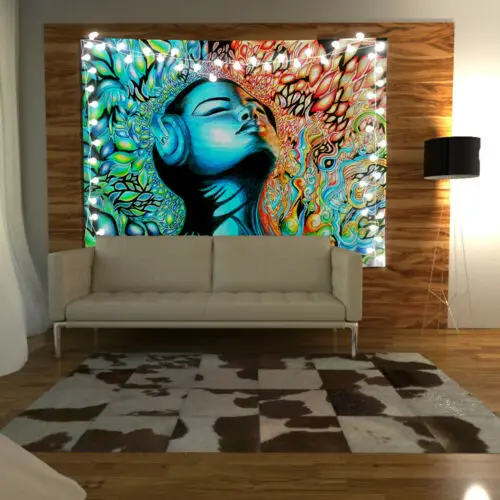 Psychedelic музыка гобелен искусство настенный диван стол кровать