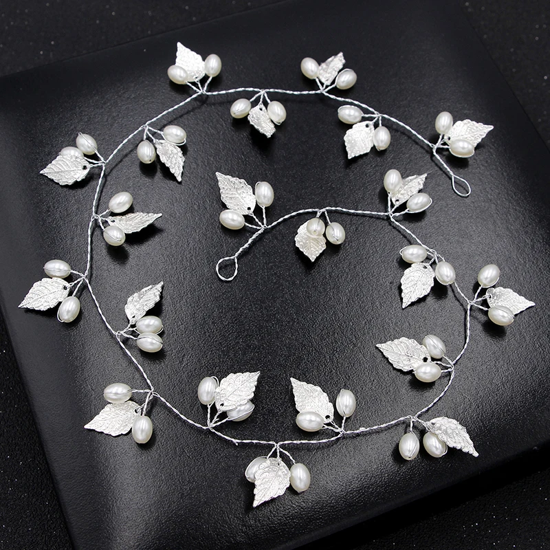 

Korean high-end handmade flowers Beaded bride headdress hairband elegant small jewelry Princess wedding hair decoration B88