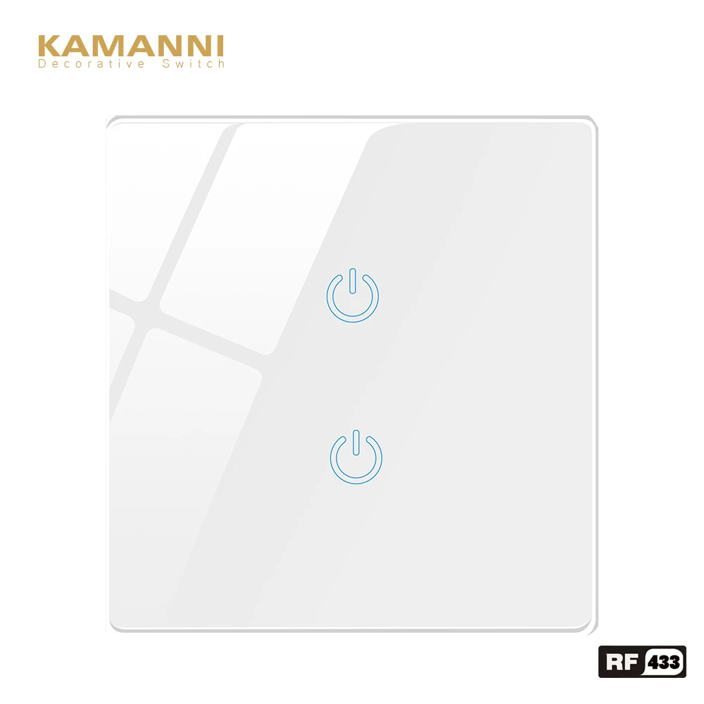 Kamanni выключатель сенсорный RF 433 Переключатель 220 в золотой/белый/серый/черный 4