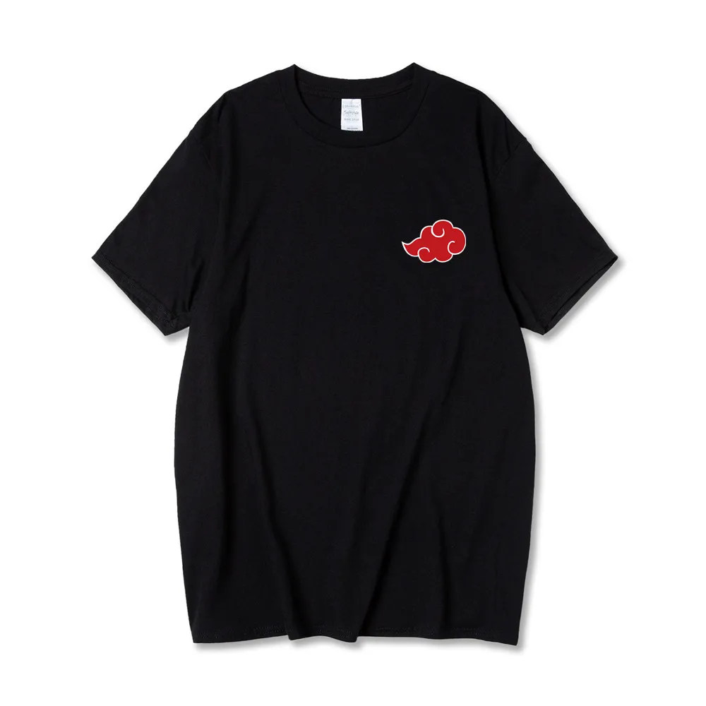 

T-shirt Manches Courtes Pour Homme Et Femme, Streetwear Surdimensionné Avec dessin animé Japonais, Nuage De Symboles Imprimés