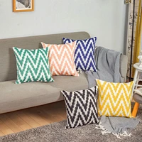 pillowcase 2pcs 45x45 geometric embroidery luxury throw pillow cover europe style cotton soft fabric 18 inches cushion cover