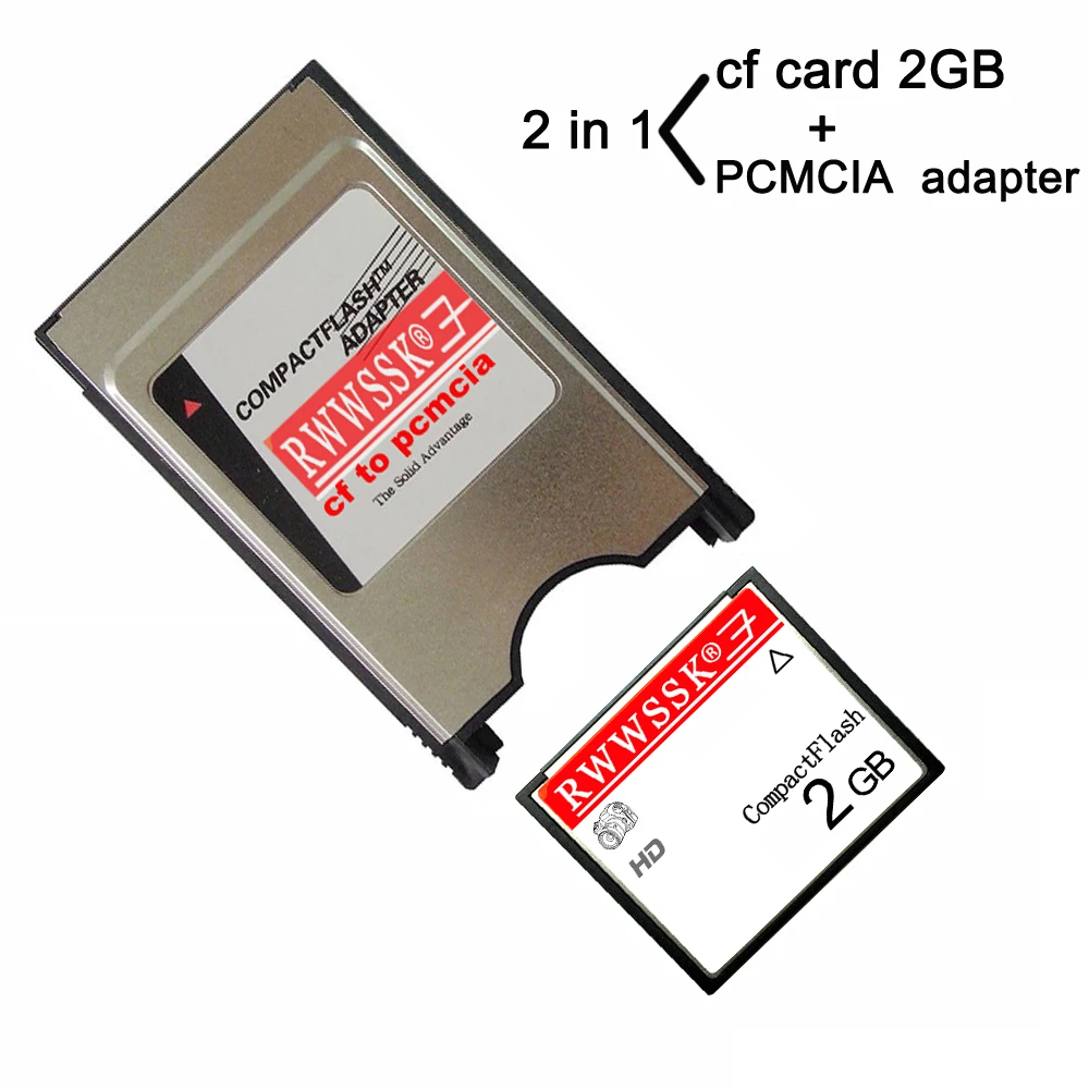 Карта памяти RWWSSK type I CF + PCMCIA 128 Мб 256 1 ГБ 2 4 8 16 32 64 карта для Mercedes Benz|Карты памяти| |