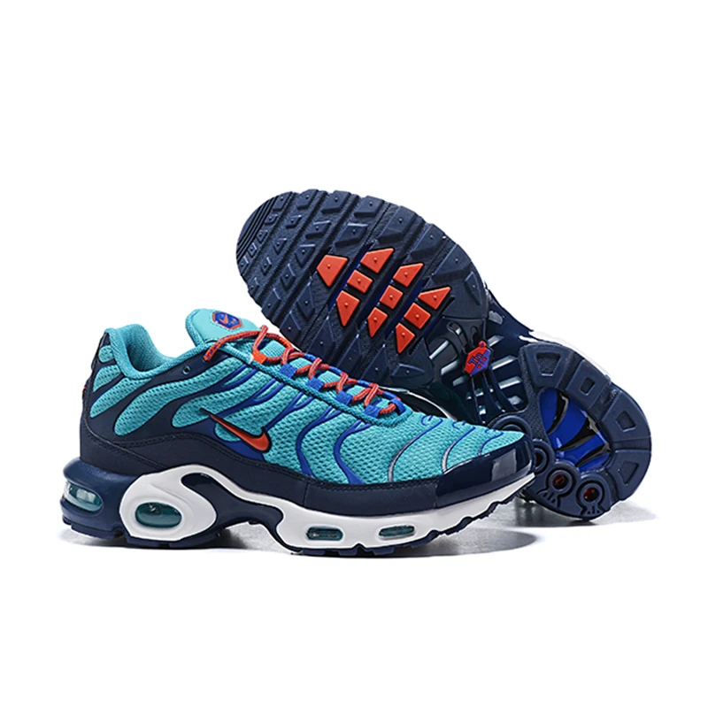 Оригинальные мужские кроссовки для бега Nike Air Max Plus, дышащие удобные кроссовки, дизайнерская Противоударная Беговая обувь, спортивная обувь