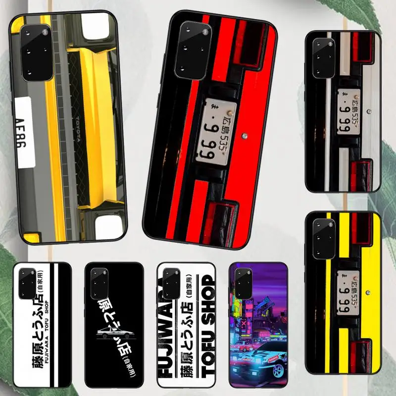 

Initial D Car taillight AE86 Phone Case For Samsung galaxy A S note 10 12 20 32 40 50 51 52 70 71 72 21 fe s ultra plus