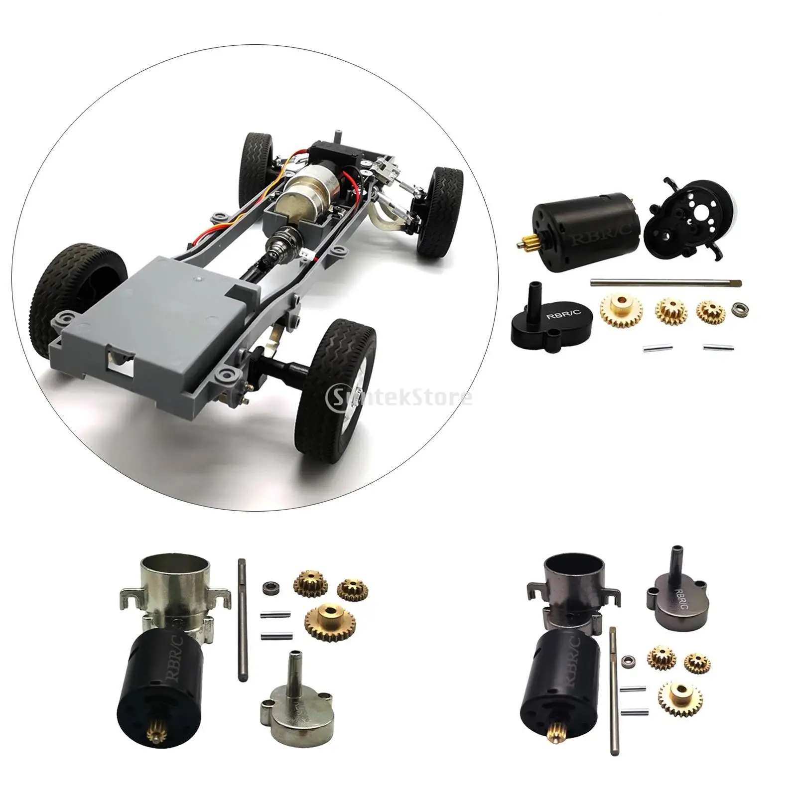 

Комплект шестерен 1:10, обновленные детали для WPL D12 RC Car