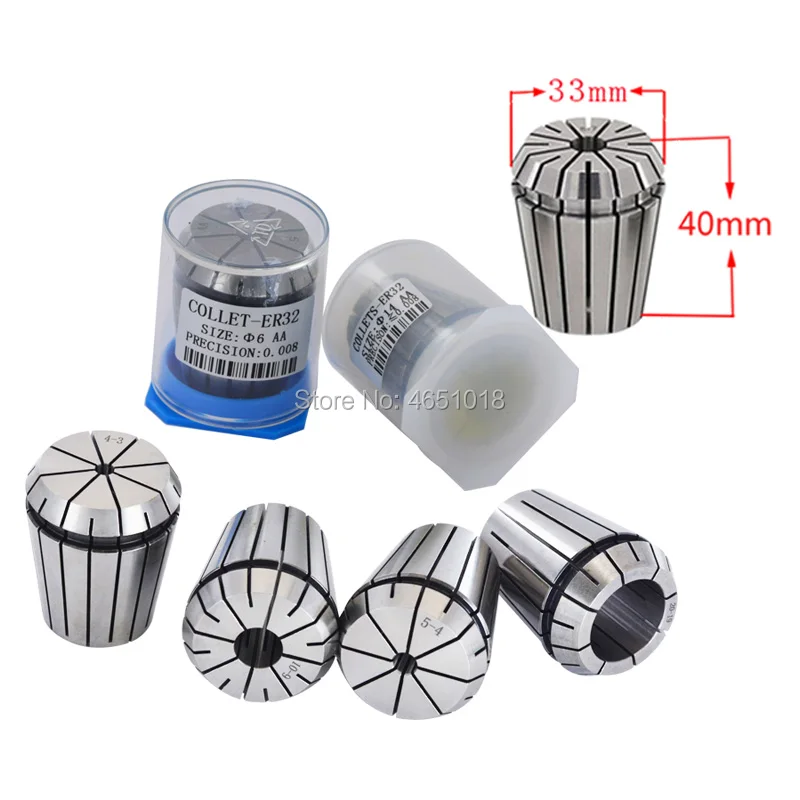 

Carving Machine AAER32 Cylinder Spring Clamp 1-20mm Hole CNC Milling Machine Detailed Accessories Tool Precision 0.008mm chuck