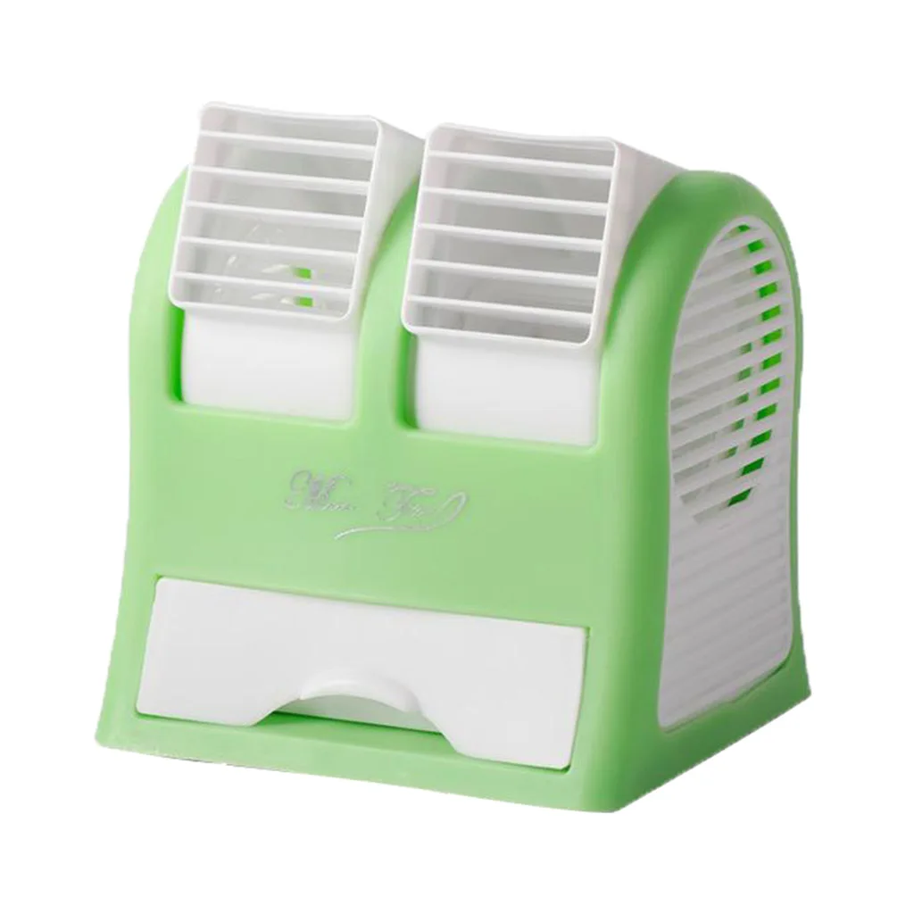 

Mini Cold Air Conditioner Small Fan USB Desktop Fan Mute Humidifying Air Cooler