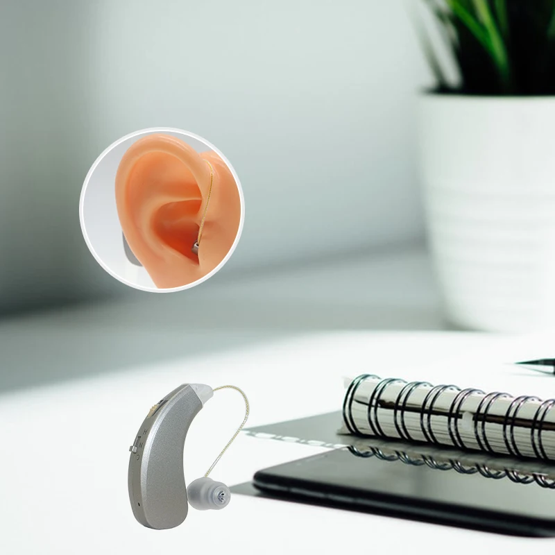Заряжаемый миниатюрный слуховой аппарат Mirasing усилители звука беспроводные