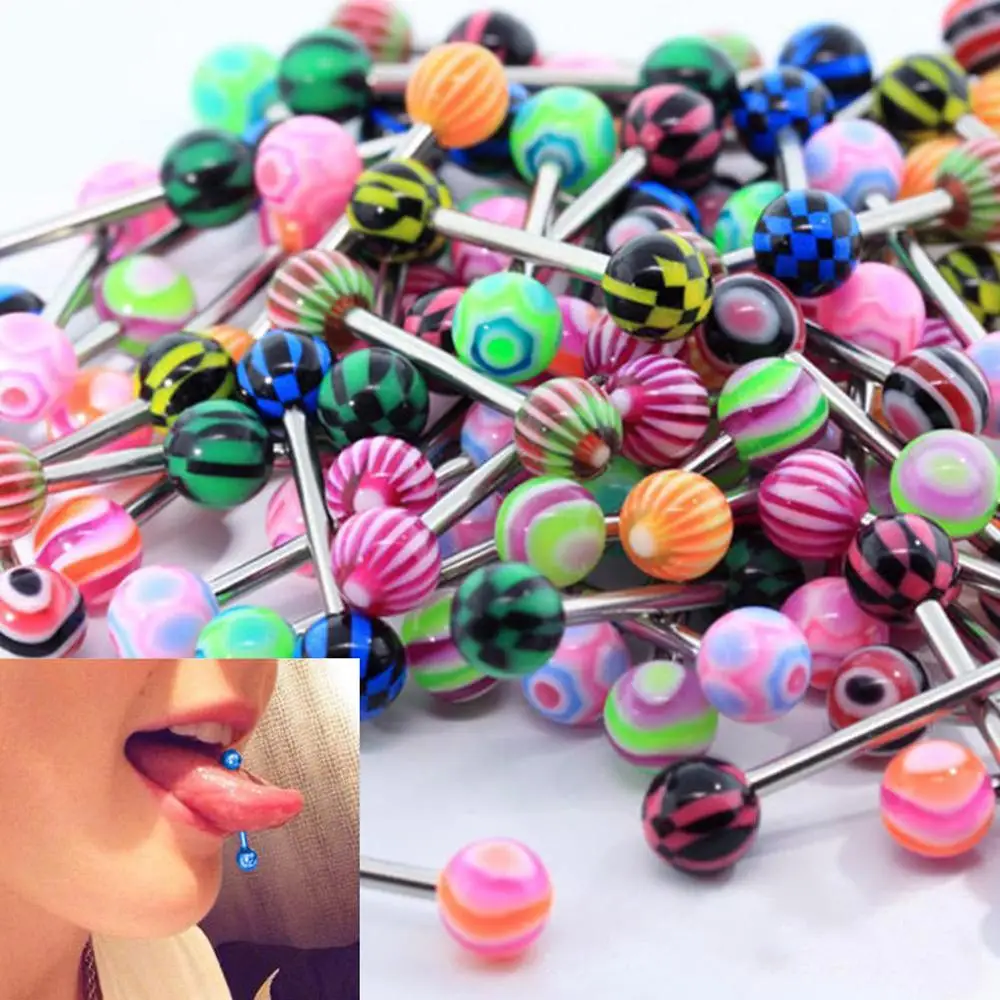 Оптовая продажа 30 шт. пирсинг промышленный хирургические Сталь УФ мягкий