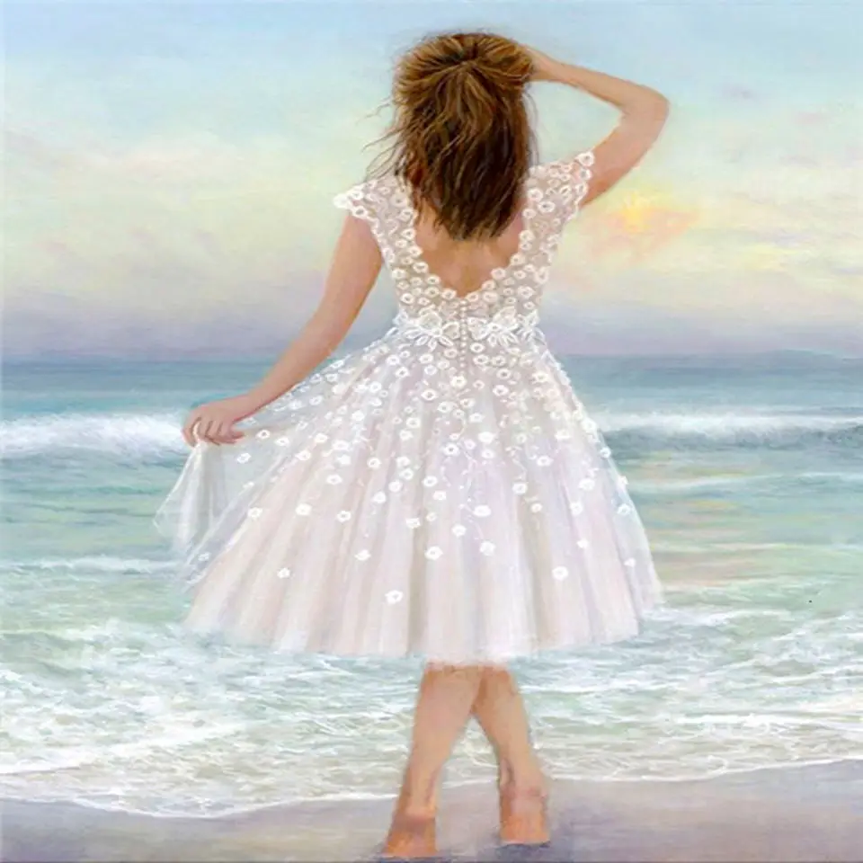 

Diamond painting handmade 5D DIY embroidery cross stitch water diamond custom photos beauties new to the wall decoration gift