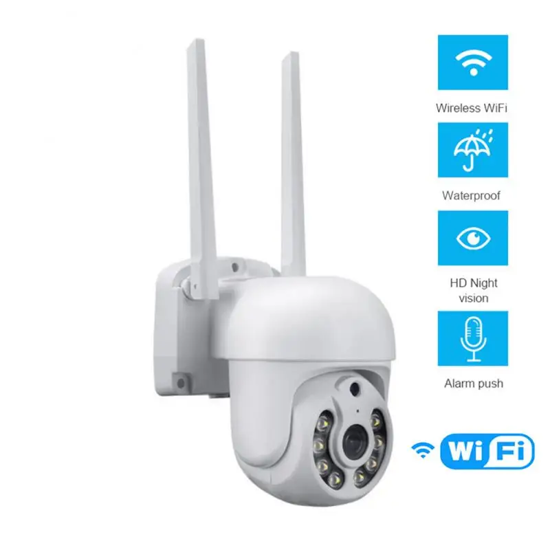 

IP-камера наружная беспроводная с датчиком присутствия, Wi-Fi, 1080P, 2 МП