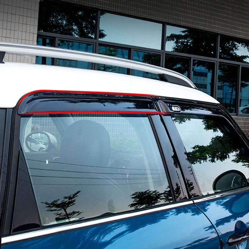 

Оконный козырек тенты для дождевой воды для BMW MINI Cooper S F54 F55 F60 R60 Защита от солнца дождь охранник автомобиль аксессуары модификации автомобил...