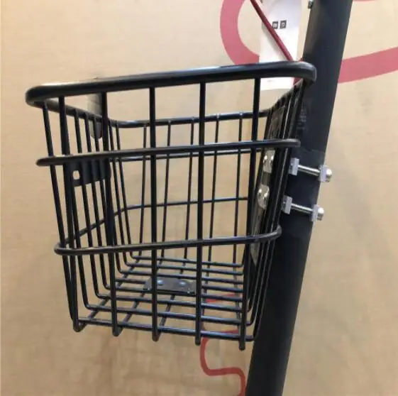 Корзина с ручкой из нержавеющей стали для электрического скутера XIAOMI M365 &amp Pro QICYEL