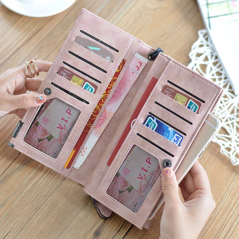 Роскошный кошелек из искусственной кожи Женский Чехол-бумажник для iPhone 11 Pro XS Max 8 7